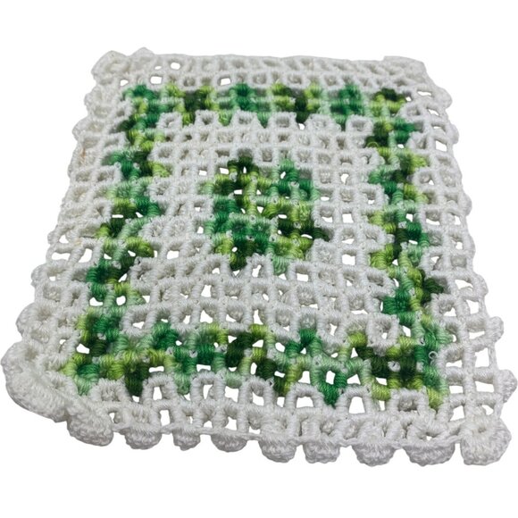 3D Vntg Crocheted Doily Trivet Coaster Hot Pad Potholder Home Table Decor - Picture 5 of 8